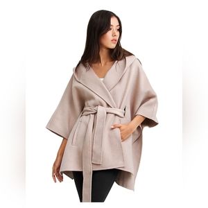 Jackson landing manteau cape en laine mélangée